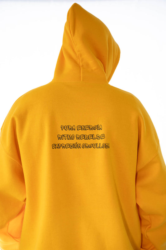 Sudadera con capucha amarilla