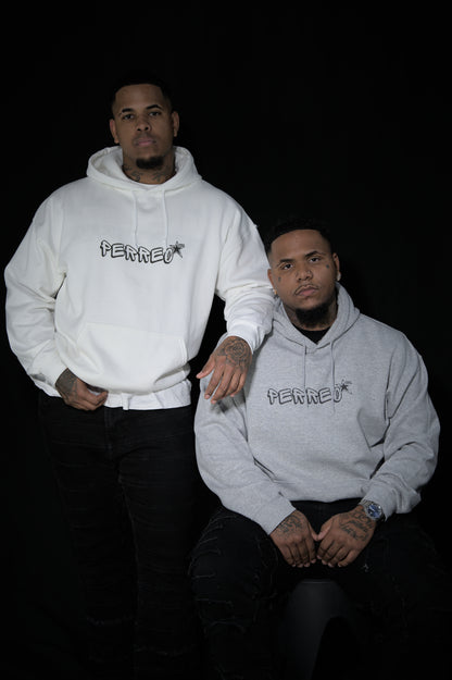 Sudadera con capucha gris